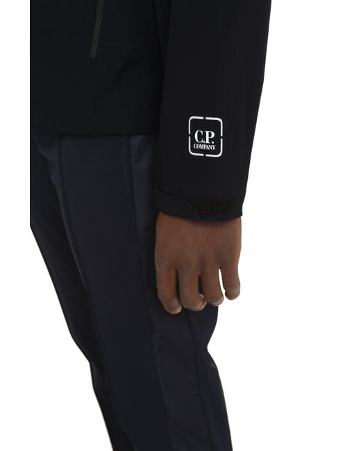 Giacca in cotone con cappuccio di C P Company in Blue da Uomo