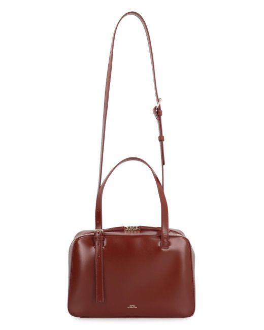 Borsa Virginie in pelle di A.P.C. in Red
