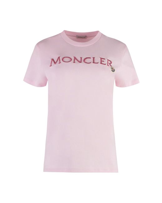Moncler Pink Signature T- Shirt