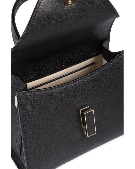 Valextra Black Iside Mini Handbag