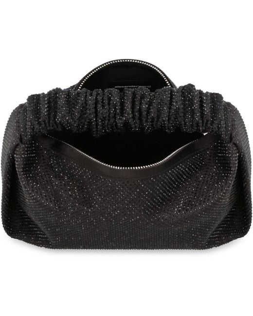 Alexander Wang Black Scrunchie Mini Handbag