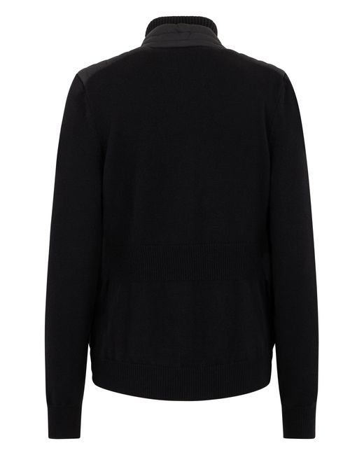 Moncler Black Padded Cardigan