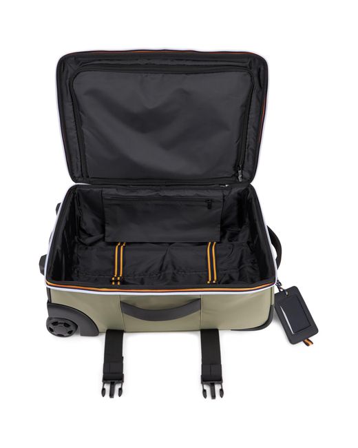 K-Way Gray Travel Trolley Bag for men