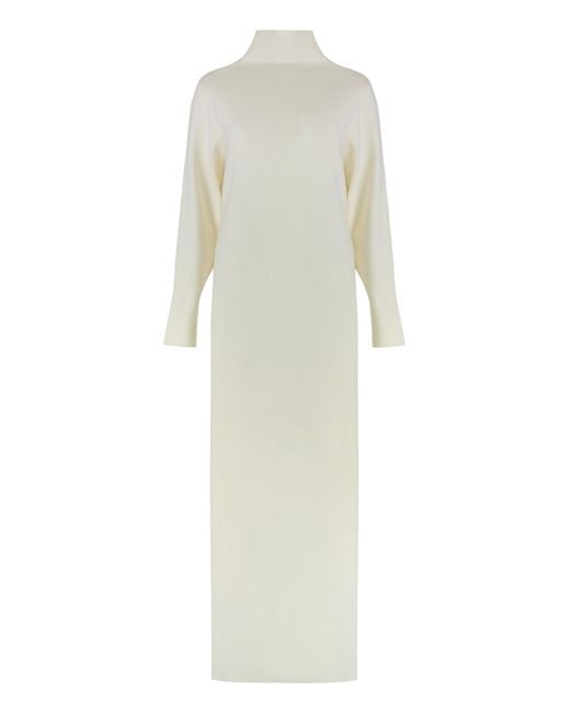 P.A.R.O.S.H. White Long Dress