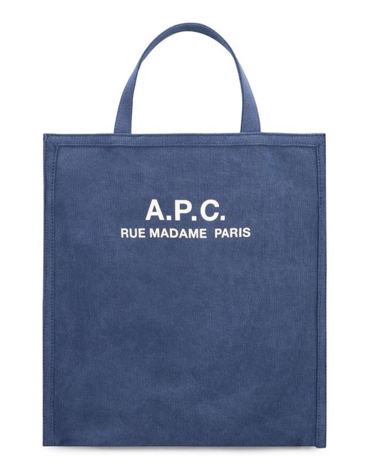 Tote-bag Recuperation in denim di A.P.C. in Blue da Uomo
