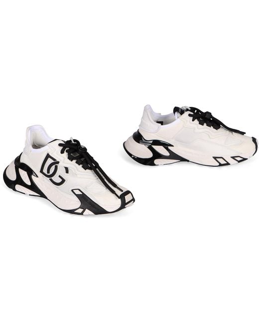 Dolce & Gabbana Black Dolce & Gabbana Day Faster Low-Top Sneakers