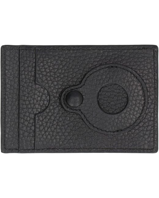 Off-White c/o Virgil Abloh Black Leather Card Holder for men