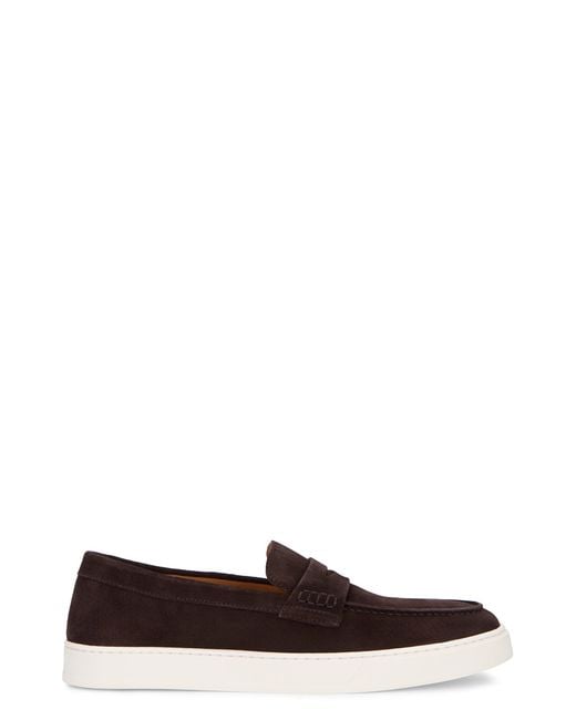 Doucal's Brown Suede Sneakers Penny for men