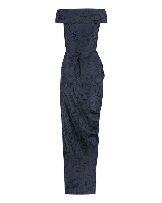 Etro Blue Evening Dress
