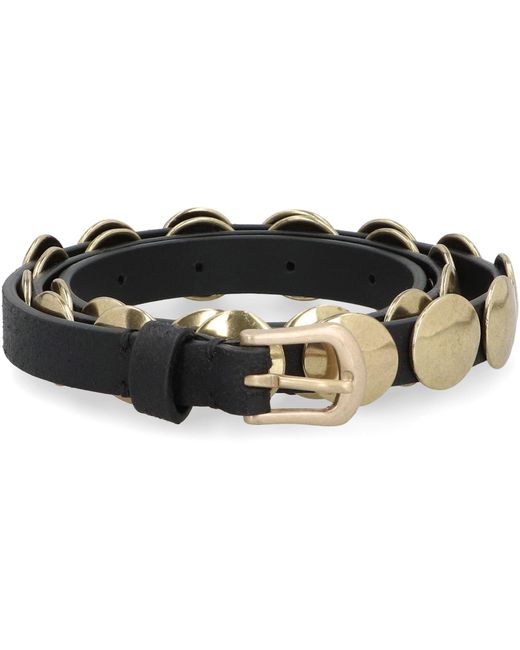Golden Goose Deluxe Brand Black Trinidad Leather Belt