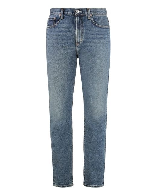 Agolde Blue Curtis Straight Leg Jeans for men