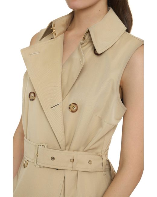 Burberry Natural Double Breasted Trench Dress