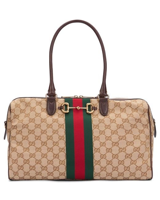 Gucci Natural Handbag Large Fabric Bag