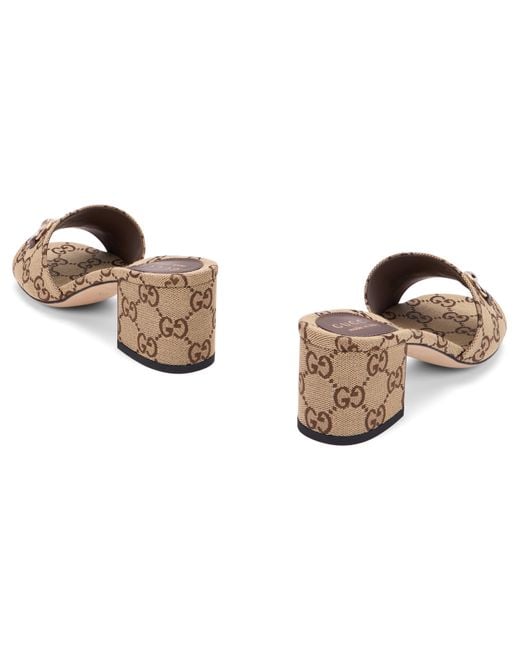 Gucci Brown Clogs