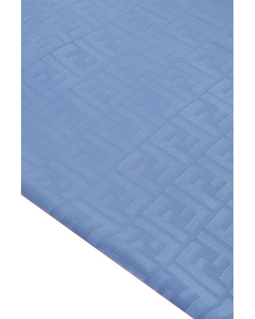 Fendi Blue Monogram Scarf