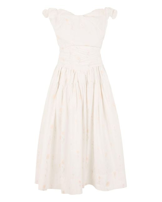 Vivienne Westwood White Sunday Floral Dress