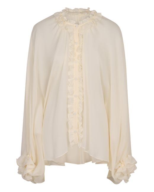 Camicia in crêpe di Philosophy Di Lorenzo Serafini in Natural