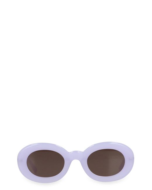 Jacquemus White Pralu Sunglasses