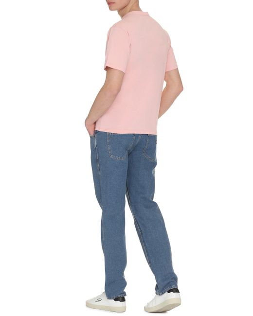K-Way Pink Fantome Cotton T-shirt for men
