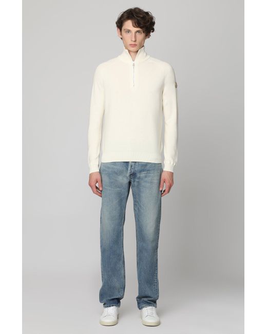 Saint Laurent Blue Low-Rise Straight Leg Jeans for men