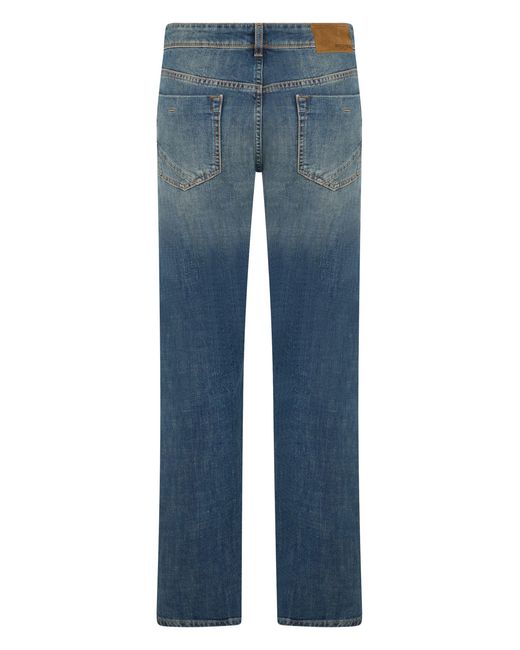 Slowear Blue Straight Jeans for men
