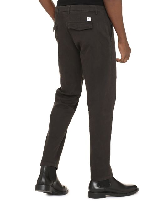Pantaloni chino Prince in cotone di Department 5 in Black da Uomo