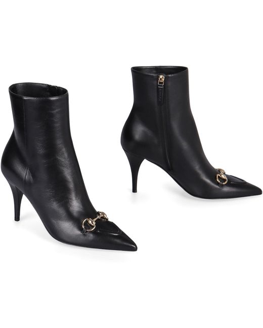 Gucci Black Ankle Boots