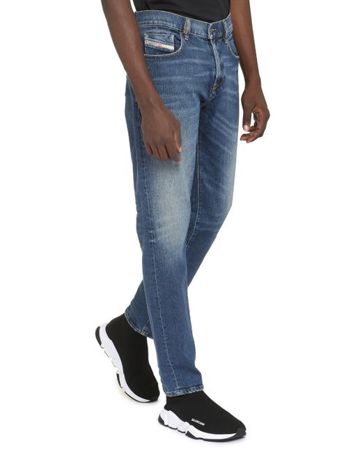 Jeans slim fit 2019 D-Strukt di DIESEL in Blue da Uomo