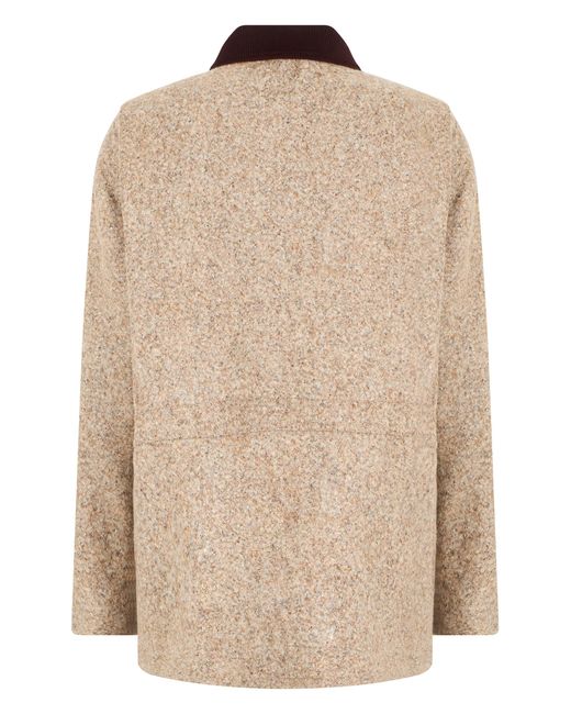 Blazé Milano Natural Alpaca And Wool Blend Jacket