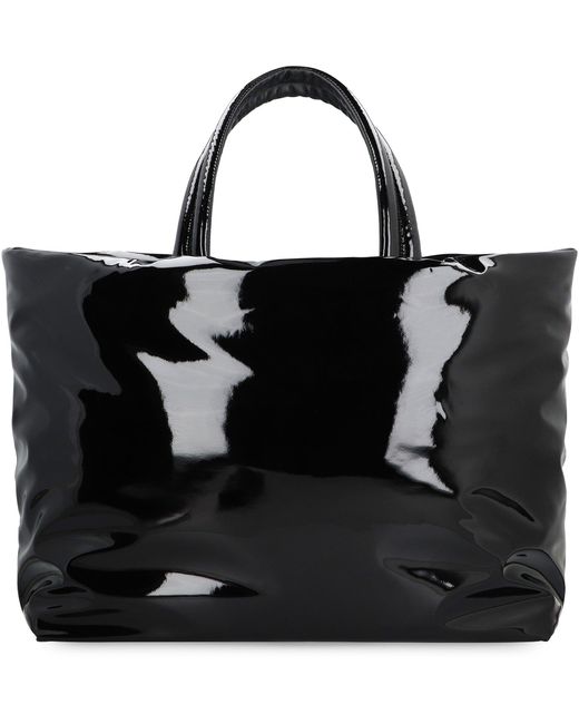 Maxi tote bag in nylon imbottito di Saint Laurent in Black da Uomo