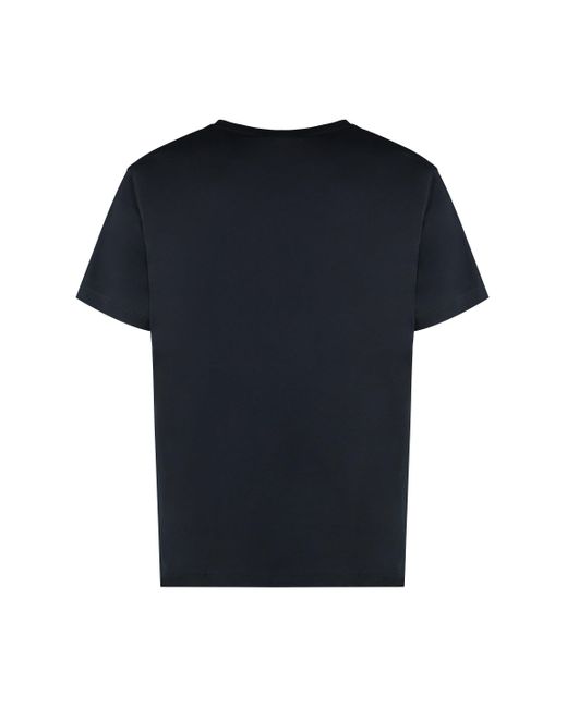 Gant Black Cotton Crew-neck T-shirt for men