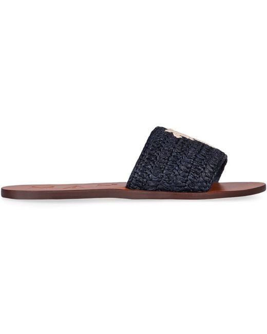 Manebí Blue Flat Sandals