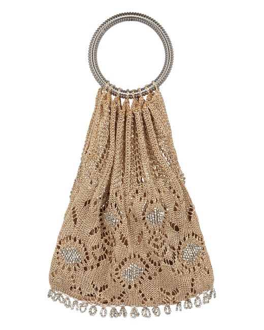 Rabanne Natural Crochet Handbag