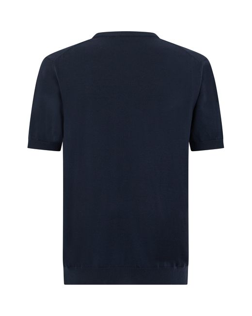 Slowear Blue Short-Sleeve T-Shirt for men