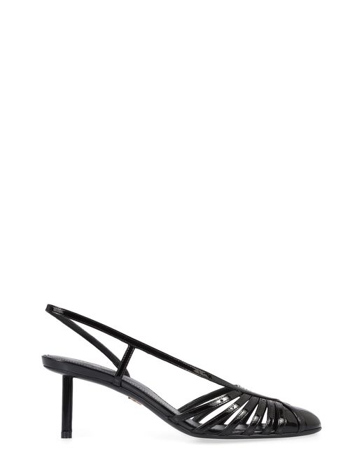 Ferragamo Black Patent Leather Pumps