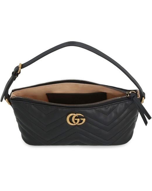 Gucci Black Handbag GG Marmont