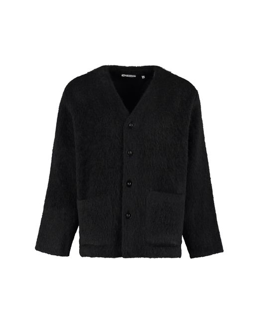 Our Legacy Black Cardigan With Buttons for men