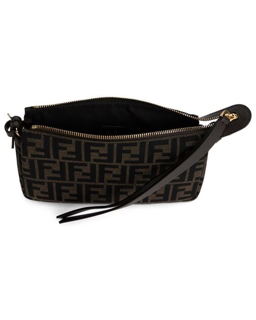 Flat Pouch Tube di Fendi in Black