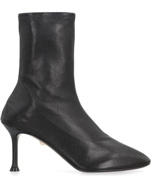 ALEVI Black Etienne Leather Ankle Boots