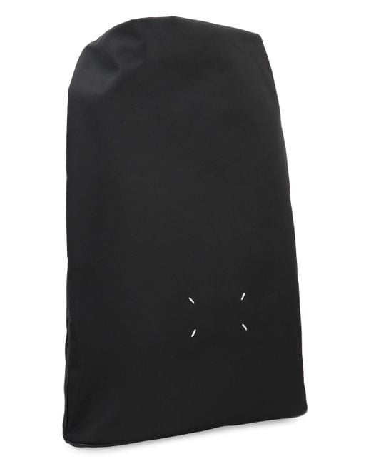 Maison Margiela Black Technical Fabric Backpack for men