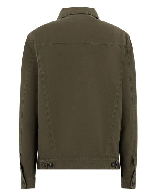 Slowear Green Cotton Jacket for men
