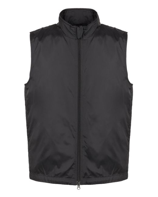 Aspesi Black Vernes Full Zip Down Vest for men