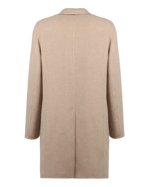 Etro Natural Single-Breasted Reversible Coat for men
