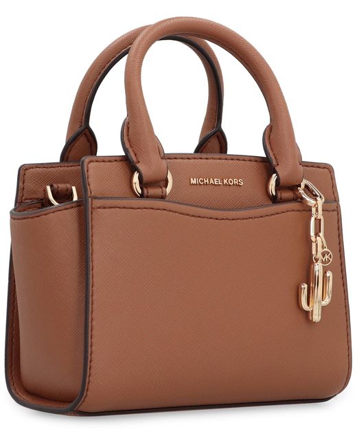 MICHAEL Michael Kors Brown Selma Leather Mini Bag