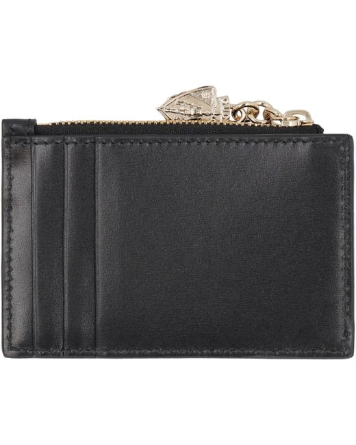 Gucci Black Gg Fabric Card Holder