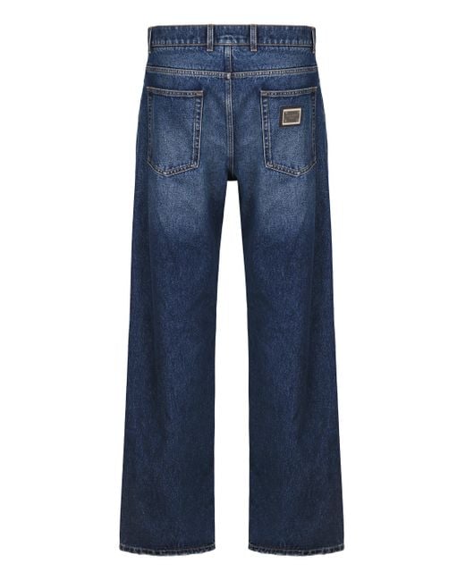 Dolce & Gabbana Blue Dolce & Gabbana Jeans With Five Pockets for men