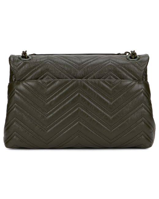 Gucci Gray Medium Quilted Leather Shoulder Bag
