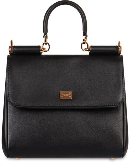 Borsa a mano My Sicily in pelle di Dolce & Gabbana in Black