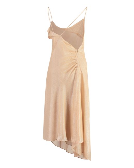 Victoria Beckham Natural Bias Cami Viscose Dress