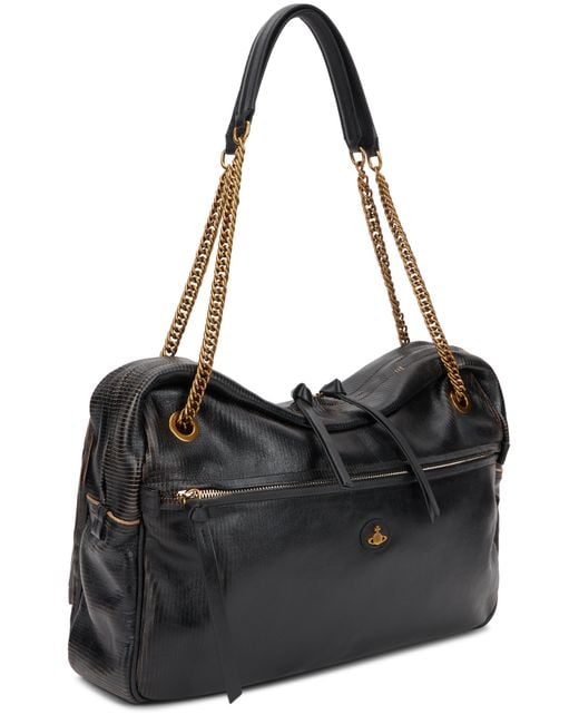 Vivienne Westwood Black Dolce Shoulder Bag
